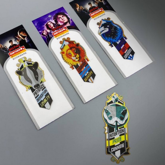 تصویر  نشانه کتاب هری پاتر (بوک مارک)،(4 طرح،فلزی)